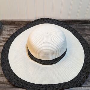Simply Noelle Women's Sun Hat Cream/Black One Size